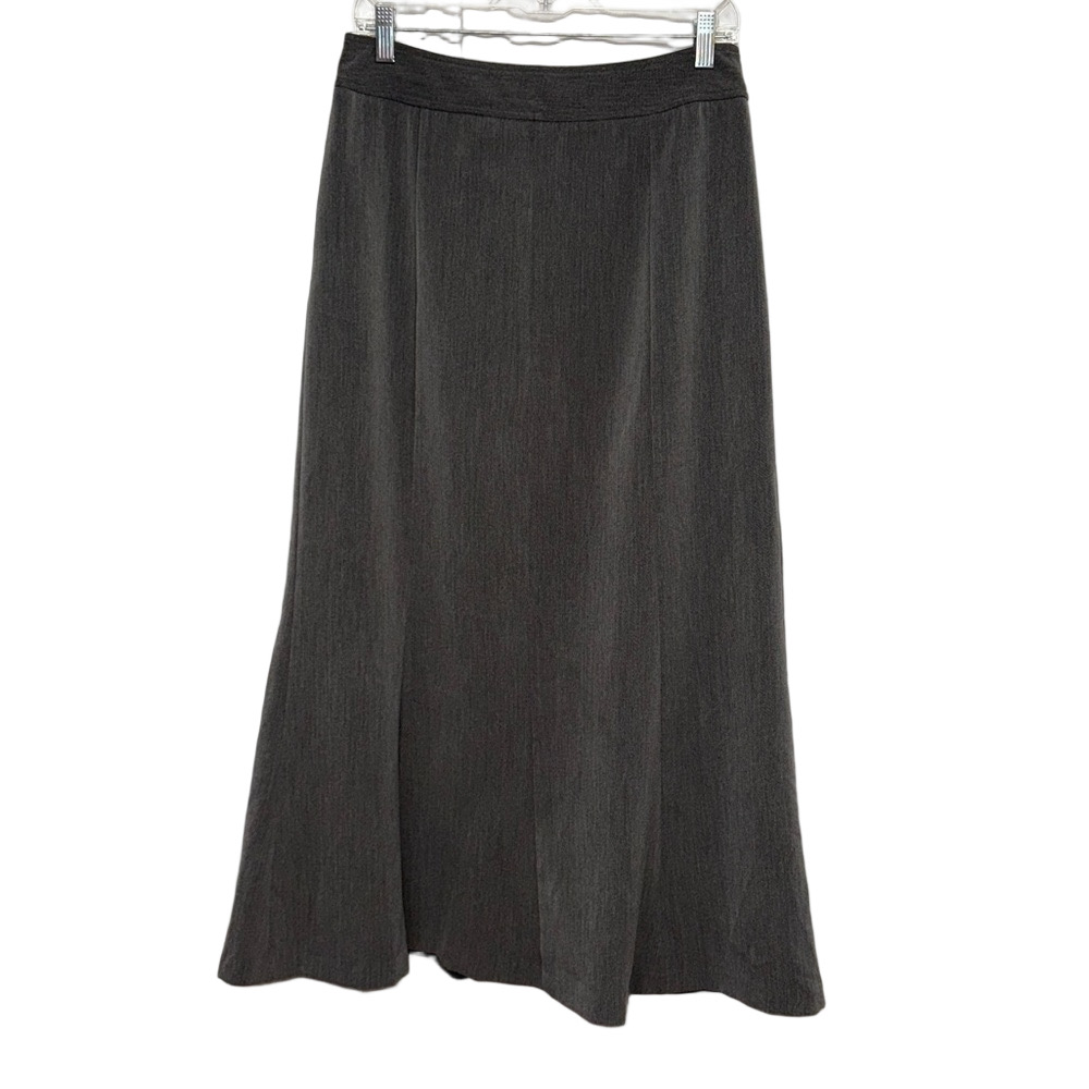 East 5th Size 8 Gray A-Line Tulip Flare Skirt Career Work